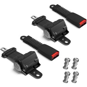 CLUBRALLY Golf Cart Seat Belts, 40" Retractable Universal Seat Belts Kit for Club Car EZGO Yamaha 2 Set/4 Set CLUBRALLY Golf Cart Seat Belts, 40" Retractable Universal Seat Belts Kit for Club Car EZGO Yamaha 2 Set/4 Set
