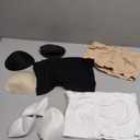 Women Bandeau Bra Padded Strapless Bralette Bra Seamless Bandeau Tube Top (Large, Black, White and Nude Color)