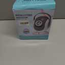 Joyfuture Automatic Bubble Machine, Black Bubbles Blower for Kids, Toddlers - 360 Rotation, 75 Adjustment, with LED Light - Gifts for Boys, Girls, Outdoor, Birthday, Party