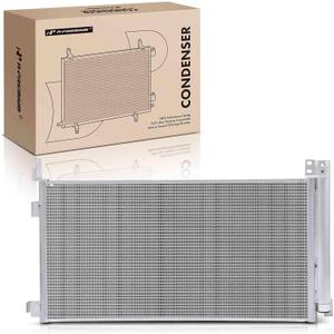 A-Premium Air Conditioning A/C Condenser Compatible with Toyota Highlander 2020-2024 2.5L, Sienna 2021-2025 2.5L, Grand Highlander 2024 2.4L 2.5L & Lexus RX350h 2023 2.5L