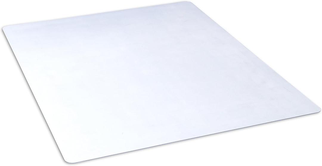 Dimex Clear Office Chair Mat for Hard Floors 46" x 60" Rectangle Vinyl Floor Protector for Wood, Tile, Vinyl & Laminate, Smooth Glide
