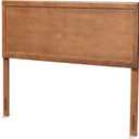 Baxton Studio Alan Modern and Contemporary Transitional Ash Walnut Finished Wood Queen Size Headboard