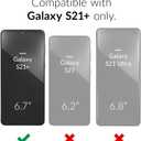 Crave for Galaxy S21 Plus Case, Shockproof Protection Dual Layer Case for Samsung Galaxy S21 Plus, S21+ 5G (6.7 inch) - Slate
