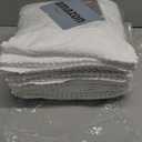 MOONQUEEN Ultra Soft Premium Washcloths Set - 12 x 12 inches - 72 Pack - Quick Drying - Highly Absorbent Coral Velvet Bathroom Wash Clothes (White)