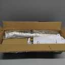 VIVO Single Monitor Arm Desk Mount, Holds Screens up to 32 inch Regular and 38 inch Ultrawide, Fully Adjustable Stand with C-Clamp and Grommet Base, VESA 75x75mm or 100x100mm, White, STAND-V001W