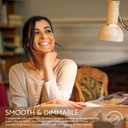 Linkind A19 LED Light Bulbs Dimmable, 40 Watt Equivalent, E26 Base, 2700K Soft White, 5W 450 Lumens CRI80+, 120V, UL Listed FCC Certified, LED Lights for Bedroom Living Room Home Office, 6 Packs