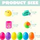 JOYIN 100Pcs Prefilled Easter Eggs with Assorted Toys, Prefilled Easter Eggs with Toys, Easter Basket Stuffers for Kids, Easter Egg Hunt, Toddler Easter Basket Stuffers
