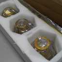 Farmhouse Bathroom Light Fixtures, 3-Light Gold Bathroom Vanity Light, Rustic Matte Antique Brass Finish with Metal Lampshade, Wall Sconces for Bedroom, Living Room, Hallway