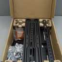 Perlegear Full Motion TV Wall Mount for 26-74 inch TVs, Height Adjustable TV Mount, Pre-Assembled Wall Mount TV Bracket with Tool-Free Tilt, Swivel, Fits 16 Studs, 99 lbs, Max VESA 400x400mm, PGMF21