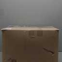 BUYUE Glider Rocker Replacement Cushion 5 PCS with Ties, Linen High-Density Foam Non-Slip & Washable Rocking Chair Pads for Sitting, Chocolate