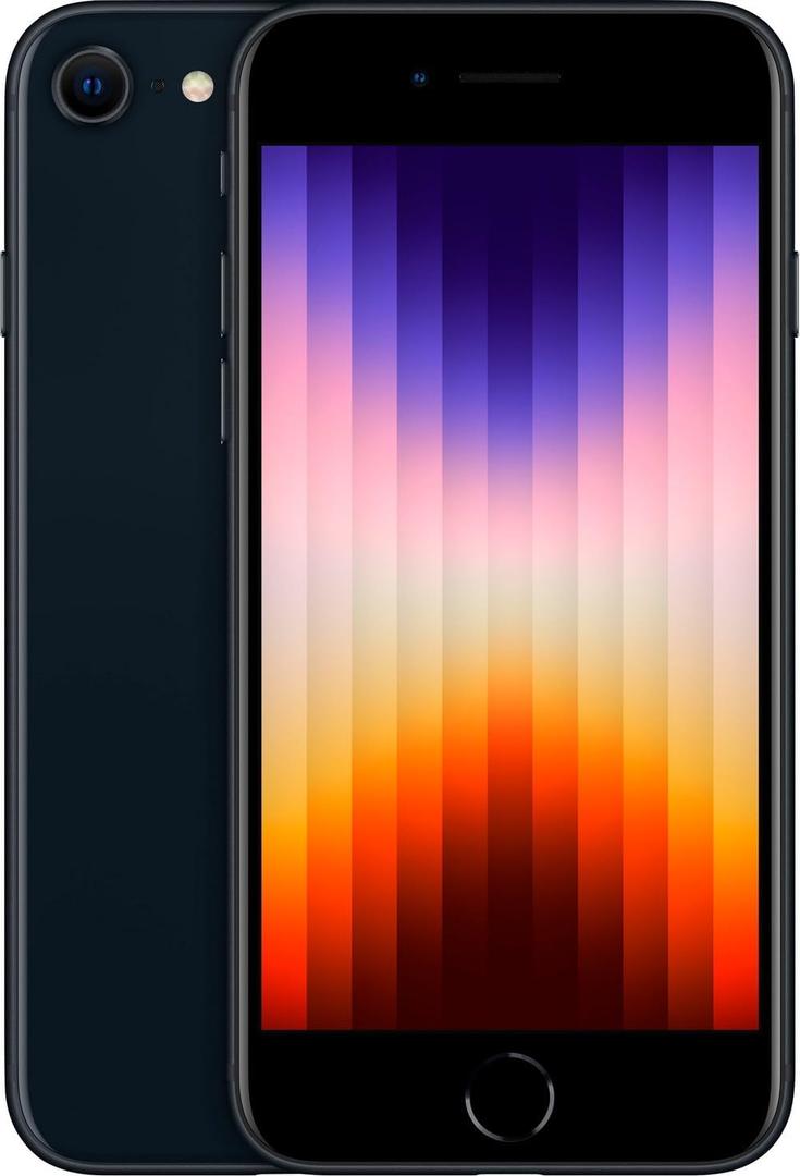 Apple iPhone SE 3rd Gen, 128GB, Midnight - Unlocked