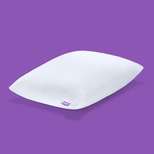 Purple Freeform Pillow - Standard Size, Customizable Support with GelFlex Grid & MicroFlex Moon Foam - Pressure Relief, Cooling, Extra Filling & Adjustable Height