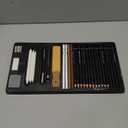 GETHPEN Sketch Pencils for Drawing,34 Pcs,Graphite Pencil (14B-4H), Charcoal Pencil,With Graphite Sticks, Erasers and Sharpener, Art Pencils for Sketching,Artist Set for Beginners and Professionals