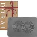 Dorai Home Bath Stone Mat 23.6"x15.4"  Quick-Dry, Non-Slip Diatomite Stone Bath Mat for Bathroom, Zen Slate