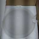 Aspen Creative 25002-65-1 Replacement Alabaster Glass shade for Flush Mount or Semi-Flush Mount, 1/2" Center Hole, 11-1/2" Diameter x 4" Height