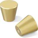 Homdiy 50 Pack Gold Knobs Brushed Brass Cabinet Knobs Small Drawer Pulls Round Gold Kitchen Cabinet Hardware