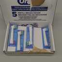 OralB CrossAction Electric Toothbrush Replacement Brush Heads, Black, 4 Count + 1 Sensitive White