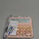 Mechanical Calculator 12 Digit Extra Large 5-Inch LCD Display, DECKLIT Battery Desk Calculator, Big Buttons Easy to Press Office Calculators Desktop, 15Tilt Screen for Kids Calculator(Gradient Pink)