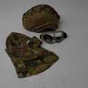 HUNTURE Airsoft Helmet,Tactical Fast Helmet with Helmet Cover,Airsoft Balaclava Mask and Paintball Googles for Military Costume