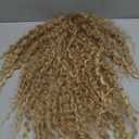 SEIKEA Highlight Drawstring Ponytail Extension, PT005 Isabella 26" Long Bohemia Curly Pony Tail Multi Layered Light Soft Clip in Hair Extensions Ponytail Natural Dark Blonde White Blonde Highlight