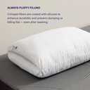 Purple TwinCloud Pillow | Adjustable Support for Soft or Firm Support, Perfect Side Sleeper Pillow, White, Standard