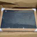 PHOPAGO Black Abstract Wall Art Large 16x24in Minimalist Lines Framed Canvas Painting Artwork Living Room Bedroom Home Decor Natural Framed