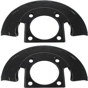 Front Driver and Passenger Side Brake Dust Shield for Chevy GMC Silverado Sierra 1500 2500 3500 HD Avalanche Suburban Yukon XL 2500 Express Savana 2500 3500 with Heavy Duty Brakes