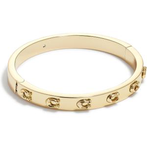 Coach Pegged C Logo Hinged Bangle Bracelet