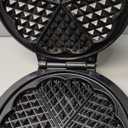 Mueller Heart 5 Waffle Maker, Waffle Iron, Adjustable Browning Control & Nonstick, Cool Touch Handle, Easy to Clean, Small Kitchen Appliances