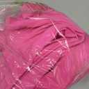 OQQ Womens Dress Casual Long Sleeve Elastic Simple A-Line Zipper Mini Dress (Rose) Size L