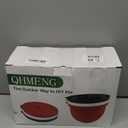 Silicone Liners for KitchenAid 5 Qt Tilt-Head Stand Mixer(Only), Odourless,Thicker, Cold/Heat-Resistant & Non-Stick, Easy Clean, Fits 5 Quart Mixing Bowl, Set of 3 with Lids