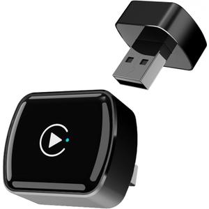 Wireless CarPlay Adapter for Apple iPhone Mini car Play Android Auto AdapterConverts Wired to Wireless CarPlay  Multi-User Plug & Play Dongle No Latencyfor iOS 10+&Android 11, Cars from 2015+ (Black)
