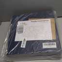 Bumusty Large Cork Board Alternative48 x 36" Felt Bulletin Board Tiles, with 30 Pushpins, 70 Adhesive Tabs, 12Pack Slat Wall Paneling, Cork Boards for Office Push Pin Board Felt Board Navy Blue