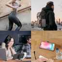 Rugged Phone Case for Samsung Galaxy A24 4G, with Belt Clip Holster & Kickstand Heavy Duty Shockproof Protective Full Body Case Cover for Samsung Galaxy A24 4G Phone (Orange)