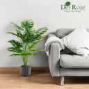 Der Rose 28'' Fake Plants Tall Artificial Monstera Faux Plants Indoor Outdoor Tree for Living Room Home House Decor