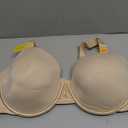 Vanity Fair Women's Beauty Back Smoothing Strapless Bra, 4-Way Stretch Fabric, Lightly Lined Cups up to H (38DD, Underwire - Beige)