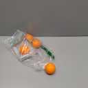 Biedermann & Sons 8-Hour Long Burning Unscented Round Ball Candles, Cantaloupe, 2.5 Inch - Set of 4