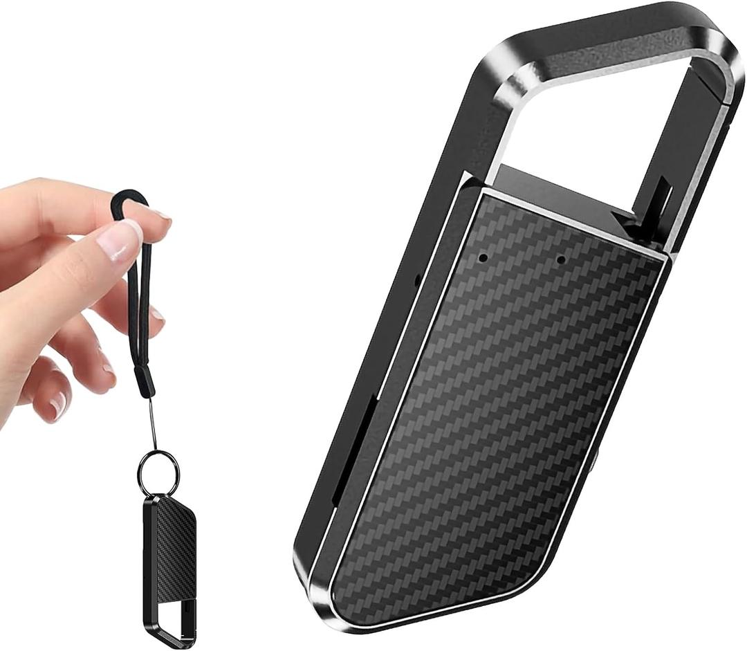 NekSide Voice Recorder with Playback - 64GB Digital Audio Recorder, HD Noise Cancelling Recorder Device, 1600H Voice Activated Recording for Classe/ Meeting/ Course