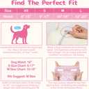 Dono Disposable Pull It Up Female Dog Diapers, 360 Stretchy Waist Puppy Diapers, Super-Absorbent Doggie Diapers with Rapid-Dry Technology Leak-Proof Design for Doggy in Heat Period, S 10 Pcs