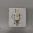 Amazon Basics 128GB USB Flash Drive, Thumb Drive Memory Stick with USB C and USB A Dual Ports, Champagne Silver