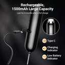 InstaWhisk Milk Frother with Variable Speed, Rechargeable Coffee Frother Wand with Detachable Double Whisk, Drink Mixer Handheld Electric Stirrer for Latte, Cappuccino, Matcha, Almond Milk, Protein