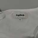 Popilush Shapewear Body Suits for Womens - Tummy Control Bodysuits for Women Deep V Corset Tops Thong Body Shaper (M(4-6), Arctic White)