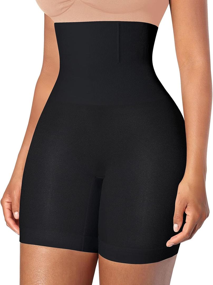 Shapewear for Women Shorts Tummy Control Underwear, Butt Lifting Thigh Slimmer Body Shaper (X-Large-XX-Large, Black)