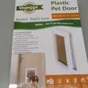 Plastic Pet Door, Easy Install, Paintable, for Install in Interior and Exterior Doors or Walls, Closing Panel Included, 5¾" × 9⅛" Flap Opening, for Pets Up to 15lb, (Small)