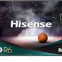 Hisense 65-Inch Class R6 Series 4K UHD Smart Roku TV with Alexa Compatibility, Dolby Vision HDR, DTS Studio Sound, Game Mode (65R6G),Black
