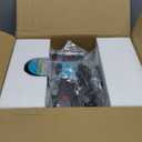 Dripex Under Desk Elliptical Machine, Electric Elliptical Leg Exerciser for Seniors, Quiet Portable Elliptical Exercise Machine, Seated Pedal Exerciser with 12 Level Speeds, Remote Control (Green)