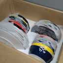 Baxluxe Dinner Plates and Bowls Set of 6, 24 Pieces Dinnerware Sets Microwave and Dishwasher Safe, Scratch Resistant Bohemian Tableware Set, Dinner Set for Salad, Pasta, Dessert,Steak, Appetizers