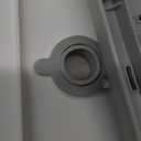 MoreFeel Collapsible Baby Bathtub for Newborn with Thermometer & 1 Hooded Towel & 1 Soft Floating Cushion,Portable Travel Bathtub with Drain Hole, Durable Foldable Baby Tubs for Infants to Toddler (Grey)