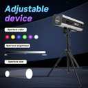 330w Follow Spotlight for Stage, 6 Color Adjustable Aperture and Zoom, with Tripod Mount, Suitable for Wedding and Concert DJ Stage Lighting