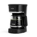 Mr. Coffee 12-Cup Switch Coffee Maker Black: Electric Drip Coffee Machine, 60 oz Capacity, Dishwasher-Safe Parts
